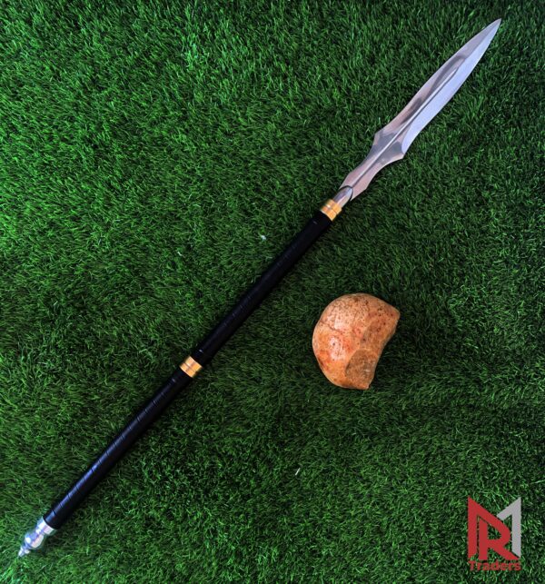 45" inches Camping Spear, Hand-Forged Blade