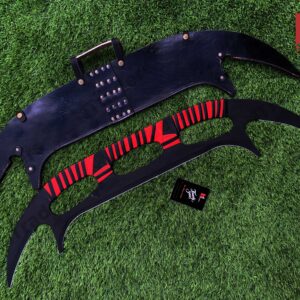 Star Trek Klingon Bat'leth -Polish Steel,true size metal replica bat'leth sword