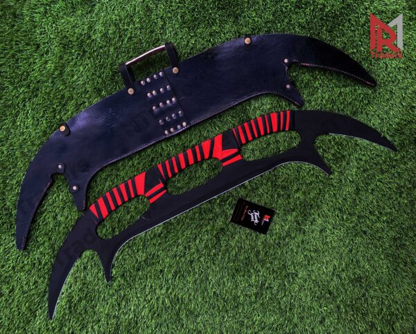 Star Trek Klingon Bat'leth -Polish Steel,true size metal replica bat'leth sword