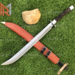 ✅Size and Measurements: *Overall Length: 30” Inches *Blade Length: 22” Inches *Handle Length: 08” Inches *Handle Material: Rose WOOD *Blade thickness: 4.0 mm *High Carbon Steel Blade 1095/15N20, Oil Tempered to 58-60 HRC