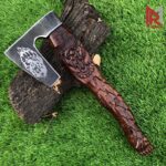 Viking axe, Raven Engraved Axe, Viking forged axe, Personalized hatchet